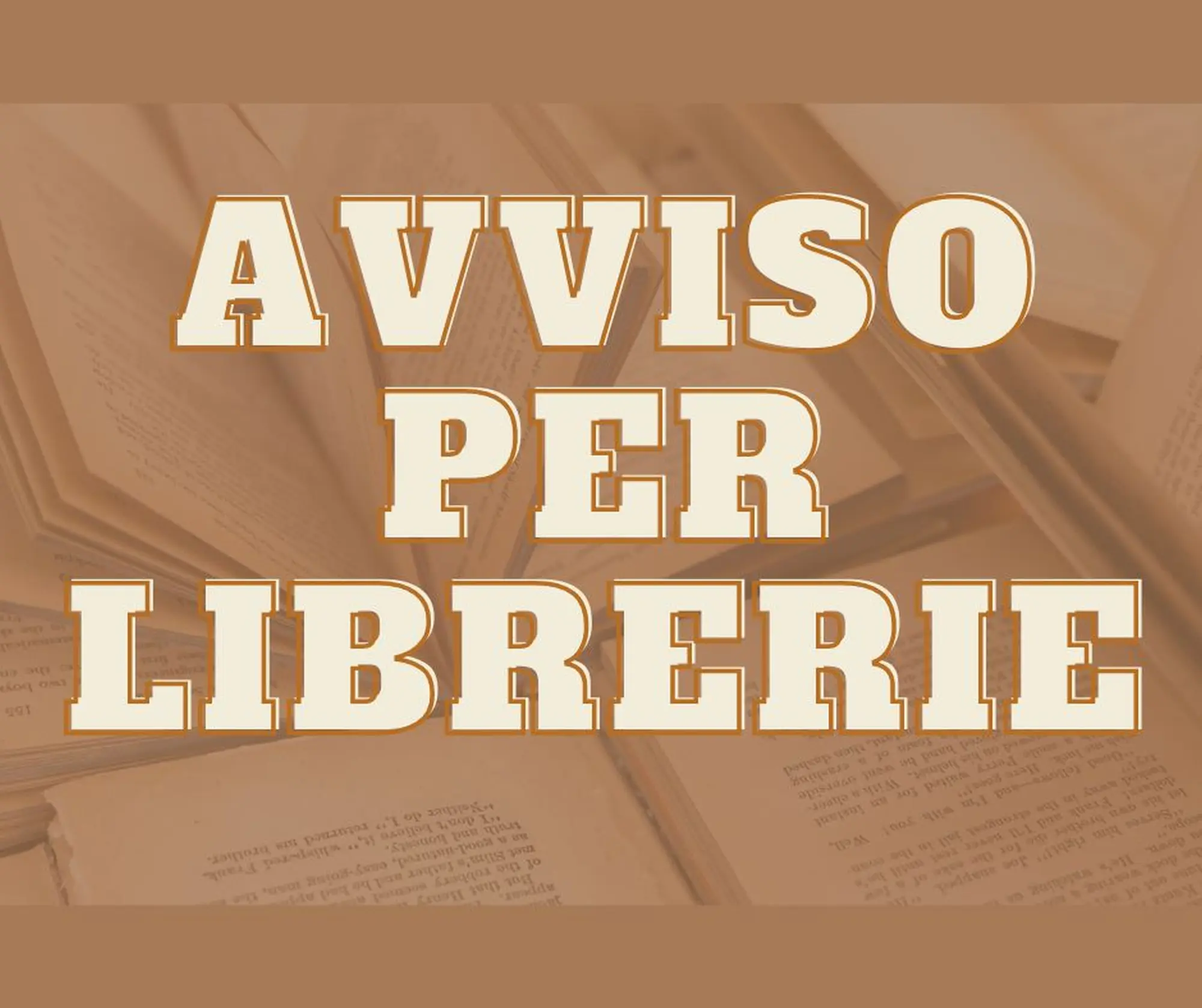Avviso di manifestazione di interesse rivolto alle librerie per eventuale fornitura libri Biblioteca