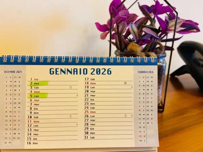 Chiusura uffici Comunali Venerdì 2 e Lunedì 5 Gennaio 2026