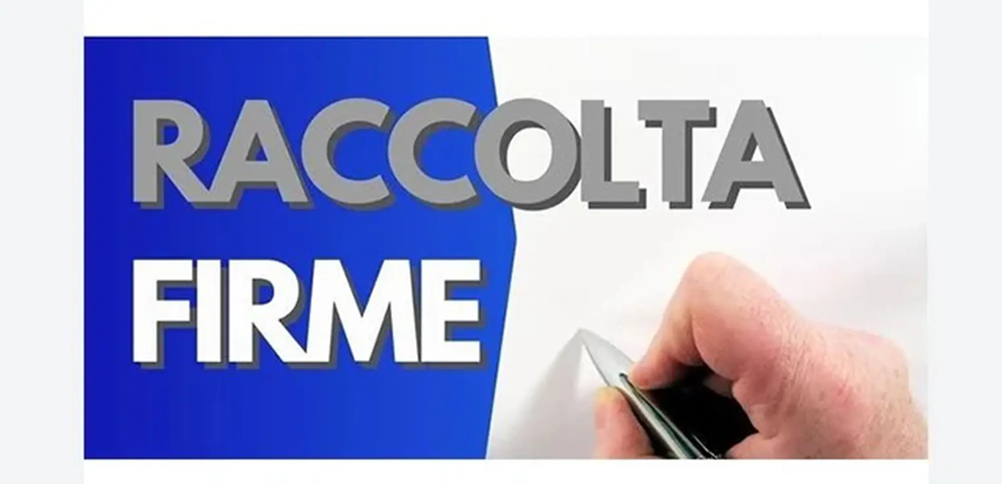 Raccolta firme per indizione Referendum abrogativo