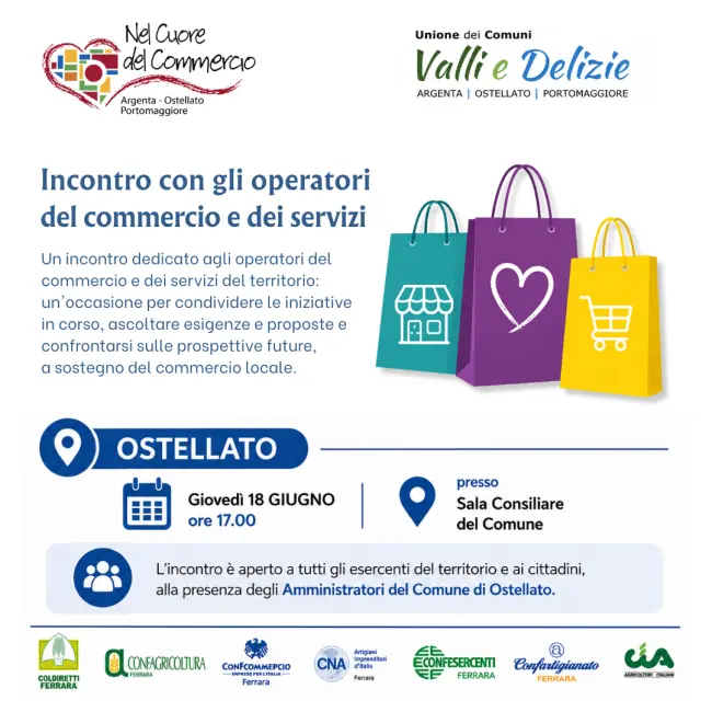 Incontro con gli operatori del commercio e dei servizi