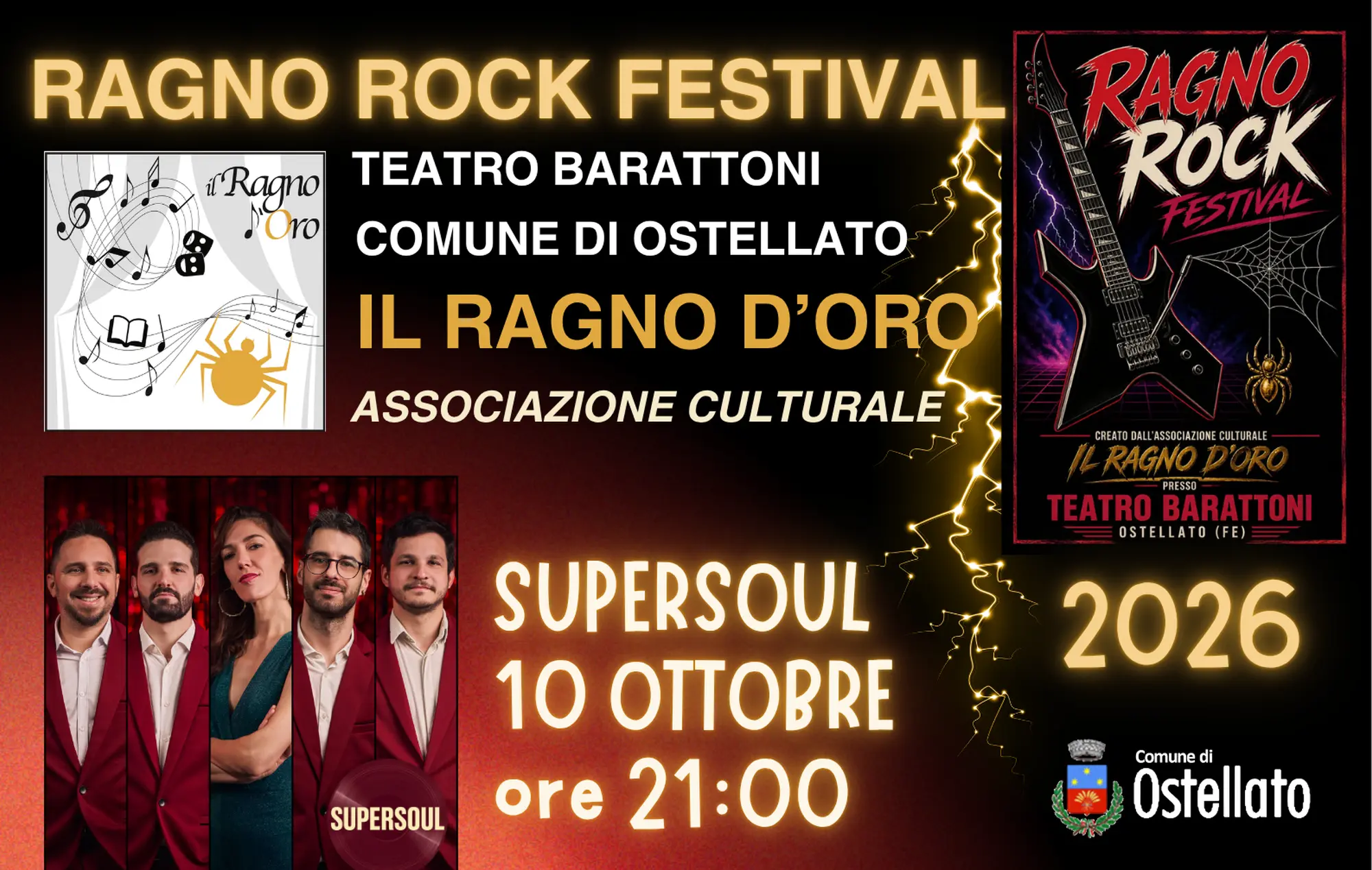 RAGNO ROCK FESTIVAL: SI ACCENDE LA MUSICA! 